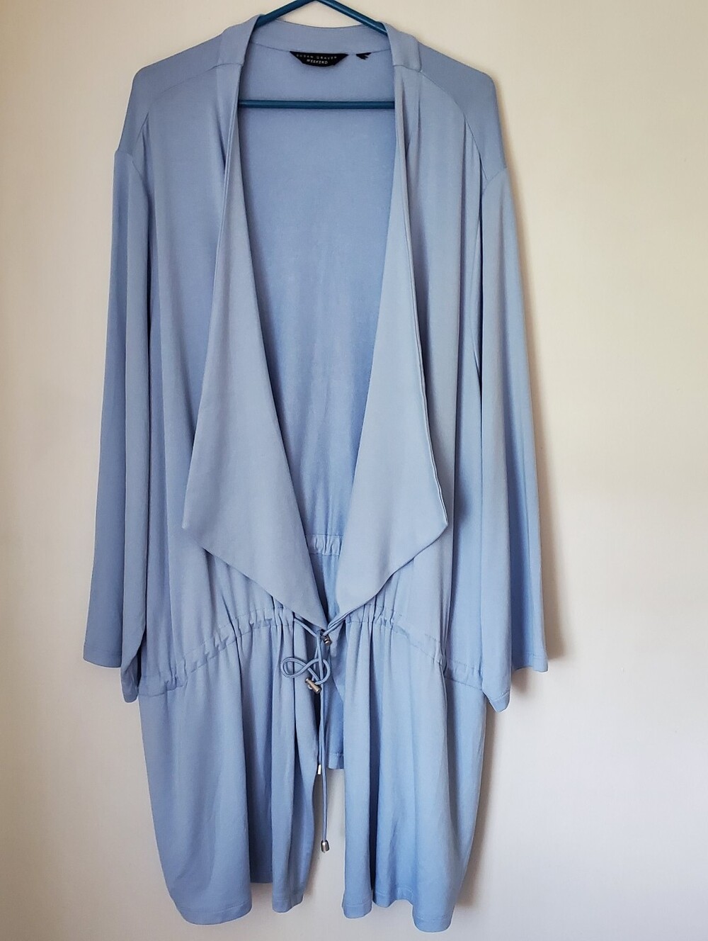 Susan Graver Weekend Cardigan Size 3X Casual Soft Girl Quiet Luxury Comfy Travel